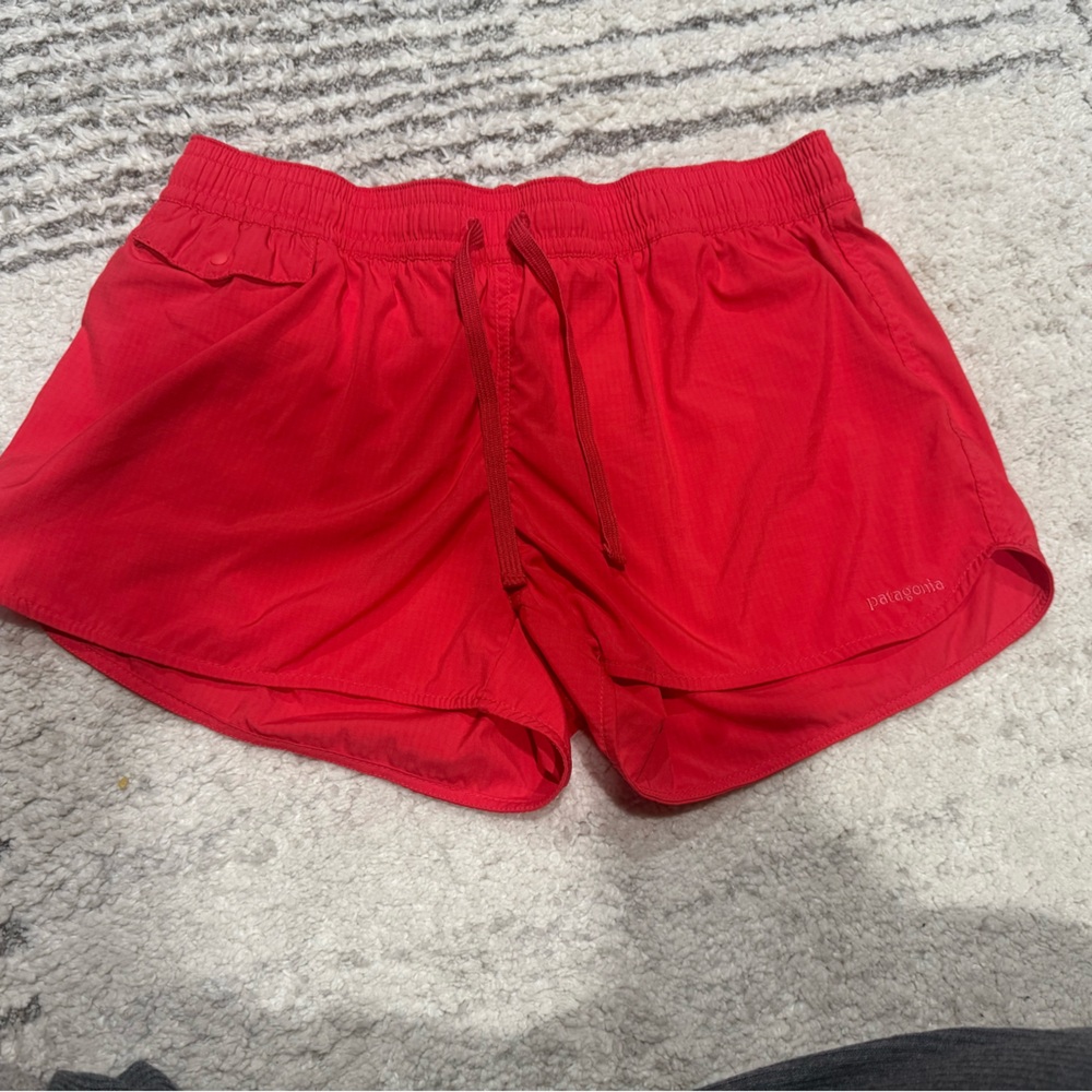 Patagonia Women's Vibrant Red Athletic Shorts